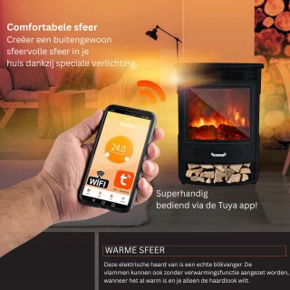 Elektrische Tafelhaard met Schouw