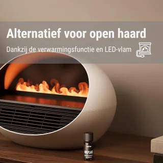 Elektrische ventilatorkachel - Wit