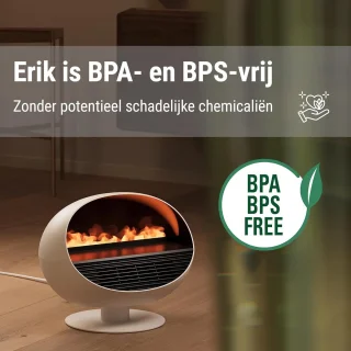 Elektrische ventilatorkachel - Wit