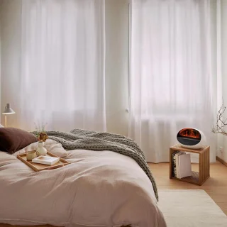 Elektrische ventilatorkachel - Wit