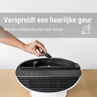 Elektrische ventilatorkachel - Wit