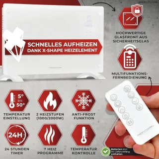 Elektrische verwarmingskachel - staand/wandmodel
