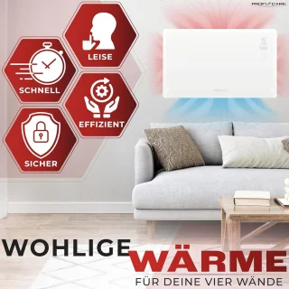 Elektrische verwarmingskachel - staand/wandmodel