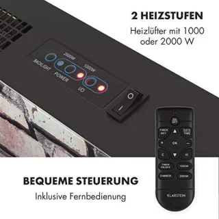 Elektrische Vlamkachel