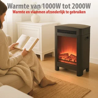 Elektrische vrijstaande sfeerhaard