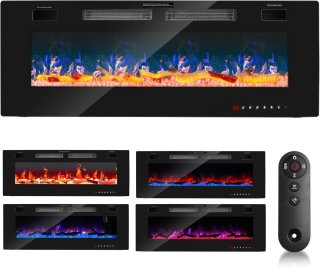 De Elektrische wandhaard 127 cm in één oogopslag