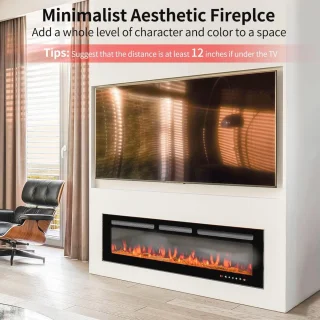 Elektrische Wandhaard 900/1800W