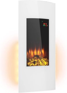 De Elektrische Wandhaard Wit in één oogopslag