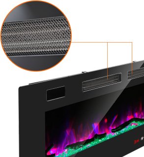 Wat vinden we goed aan de Elektrische wandhaard zwart