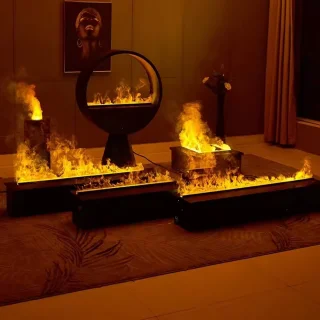 Elektrische waterdamphaard 1000mm Colorful Flame Color
