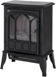 Elektrokamin Standkamin Zwart