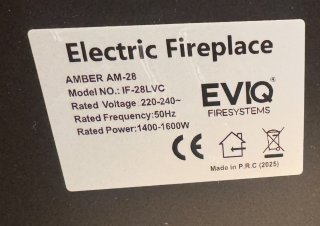 Wat vinden we goed aan de EVIQ Amber 23 inch Inbouw elektrische haard