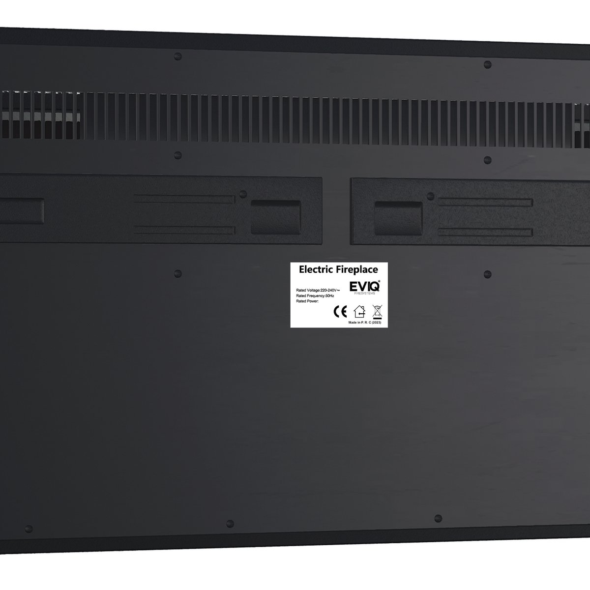 EVIQ Deluxe 42 inch Elektrische Sfeerhaard Zwart
