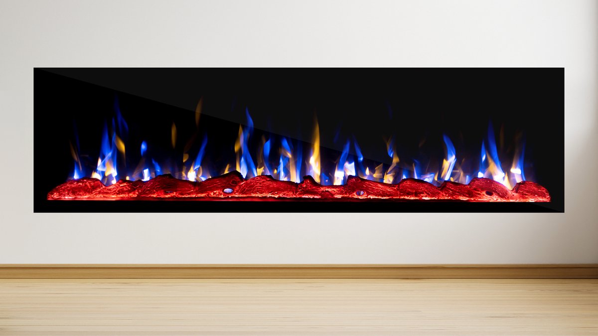 EVIQ Deluxe 60 inch Elektrische Sfeerhaard Zwart