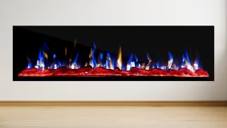 EVIQ Deluxe 60 inch Elektrische Sfeerhaard Zwart