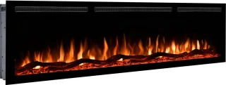 EVIQ Diamond 60 inch Elektrische Sfeerhaard Zwart