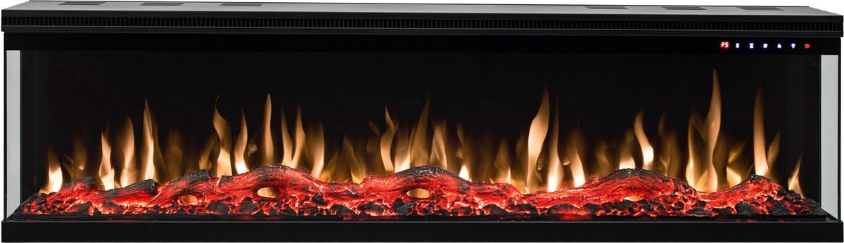 EVIQ Platina 36 inch elektrische sfeerhaard zwart