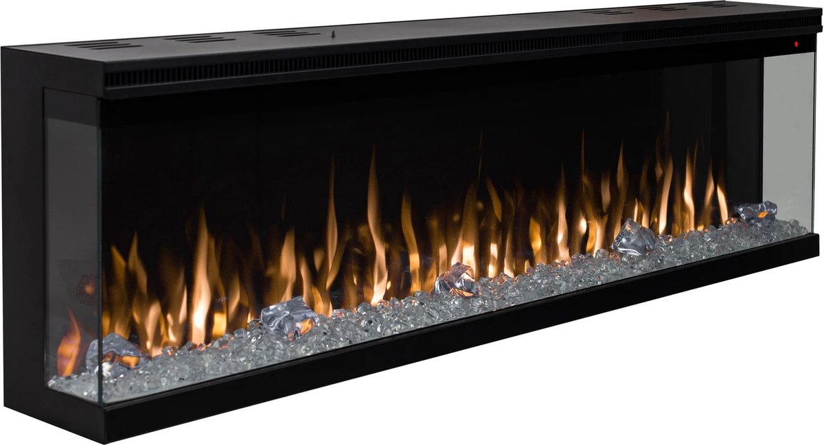 EVIQ Platina 65 inch Elektrische Sfeerhaard Zwart