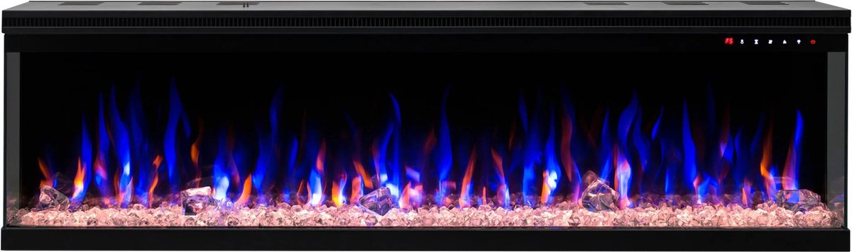 EVIQ Platina 65 inch Elektrische Sfeerhaard Zwart