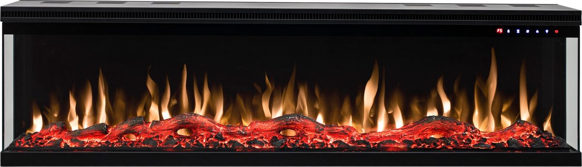 EVIQ Platina 65 inch Elektrische Sfeerhaard Zwart