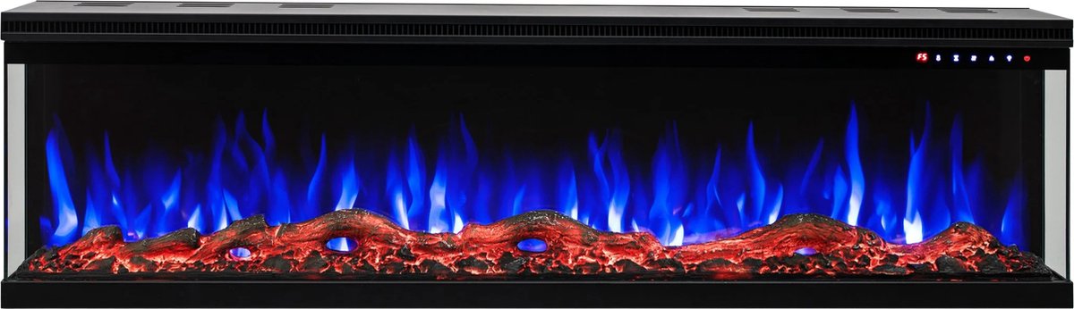 EVIQ Platina 65 inch Elektrische Sfeerhaard Zwart