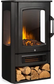 EVIQ Toronto Elektrische Sfeerhaard Vrijstaand Zwart