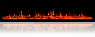 Evoke 106cm slimline sfeerhaard - zwart