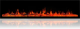 Evoke Slimline 100 Elektrische Inbouw Sfeerhaard 254x43 cm