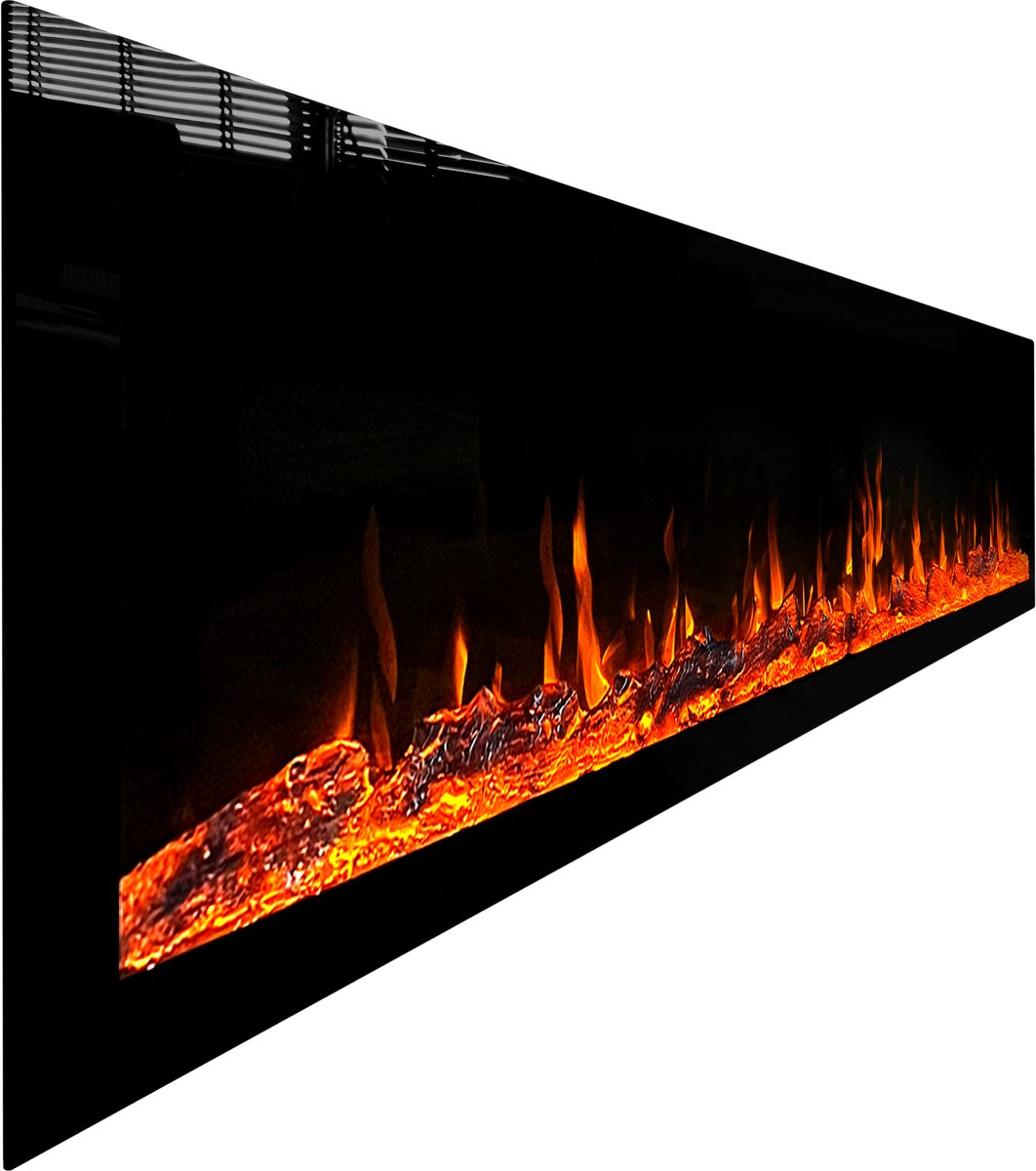 Evoke Slimline 60 Elektrische Inbouw Sfeerhaard Cinewall
