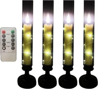 Flikkerende Vlamlichten - Set van 4 - Warm Wit