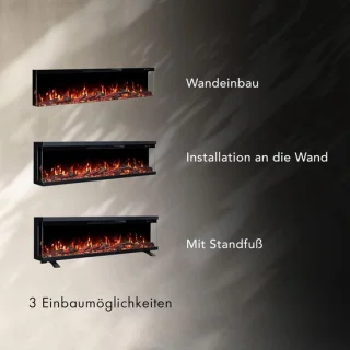Ganeey FlameLux 3D Elektrische Inbouwhaard 152 cm