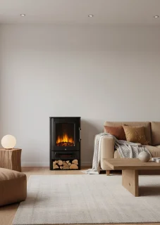 Ganeey FlameLux Classic 3D Vrijstaande Elektrische Haard