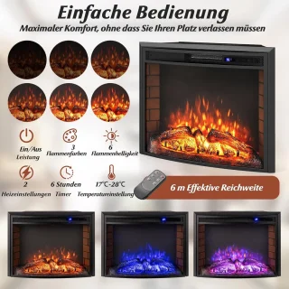 Ganeey FlameView 3D Elektrische Inbouwhaard