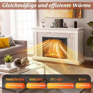 Ganeey FlameView 3D Elektrische Inbouwhaard