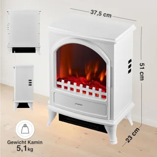 Ganeey LumaFire 3D Elektrische open haard