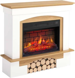 Ganeey WoodLuxe AF23BS – Vrijstaande elektrische haard
