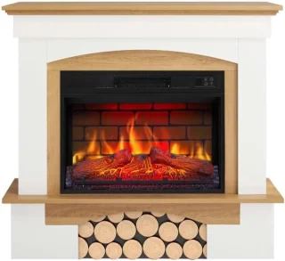 Ganeey WoodLuxe AF23BS – Vrijstaande elektrische haard