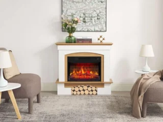 Ganeey WoodLuxe AF23BS – Vrijstaande elektrische haard