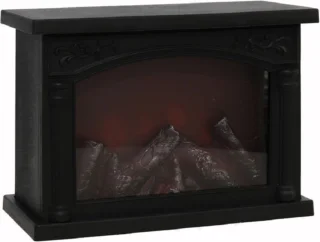Gerimport Sfeerhaard zwart L28xB12xH20 cm