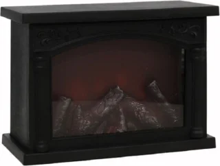 Gerimport Sfeerhaard zwart L28xB12xH20 cm