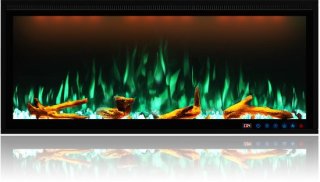 Ghiffa 106: compacte fronthaard met levensecht vlambeeld en slimme bediening