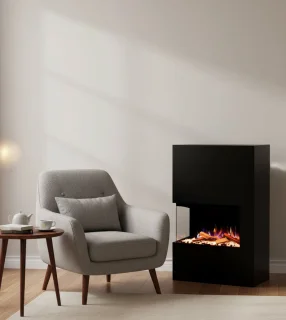 GLOW FIRE PORTIA staande elektrische haard links