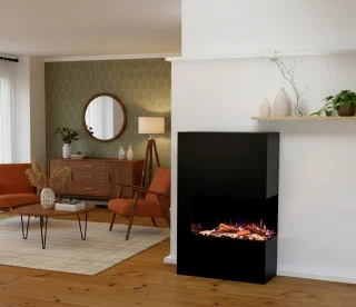 GLOW FIRE PORTIA staande elektrische haard links