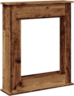 Haardombouw Bewerkt Hout - Oude Houtkleur