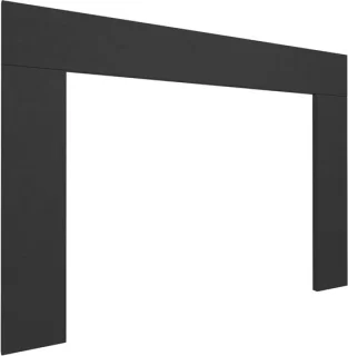Haardrand 40" x 27.5" - Zwart