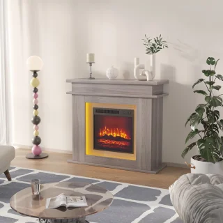 Hearth Elektrische Kachel met Mantel 101x34,5x88,8 cm