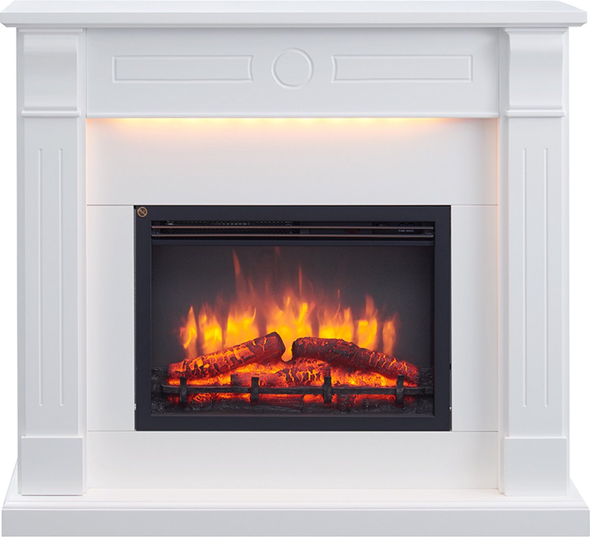 De Hikaru Elektrische Haard Wit in één oogopslag
