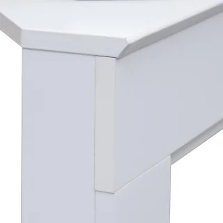 Hoekhaard Schouw MDF Wit