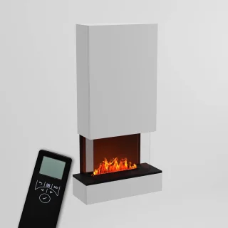 HÖLDERLIN GLOW FIRE Elektrische Wandhaard 80x158x40 cm