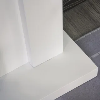 HOMCOM Elektrische Haard 102 x 30 x 95 cm Wit